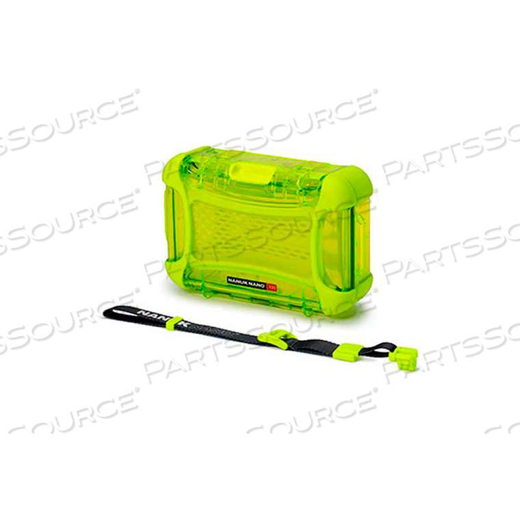 NANUK 330 SERIES NANO CASE 7.4X5.1X2.6 LIME 