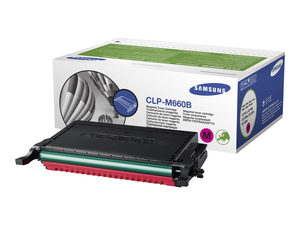 SAMSUNG CLP-M660B - MAGENTA - ORIGINAL - TONER CARTRIDGE - FOR CLP-610ND, 660N, 660ND, CLX-6200FX, 6200ND, 6210FX, 6240FX by Samsung Electronics