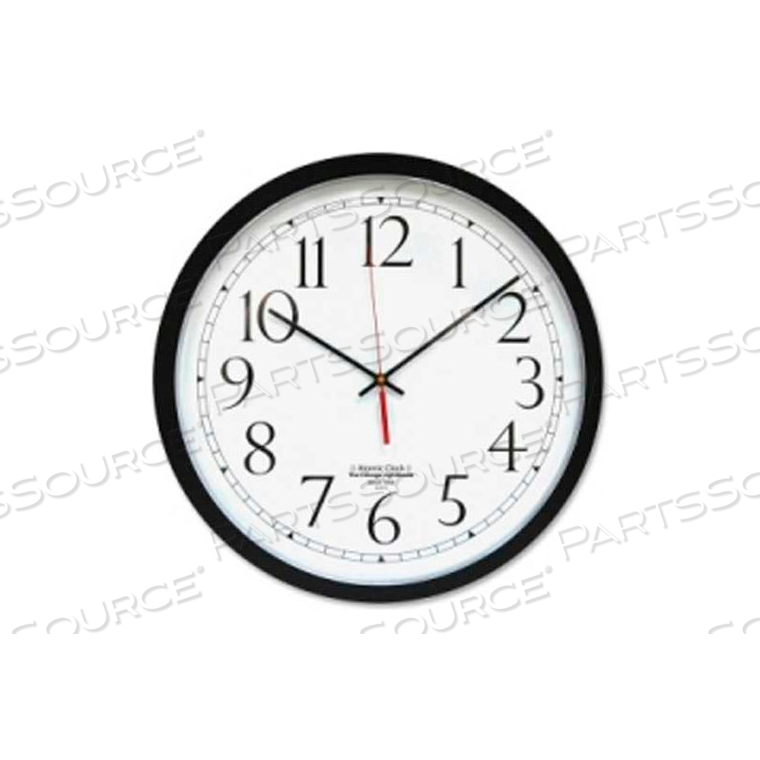 THE ATOMIC CLOCK 16.5" BLACK by Chicago Lighthouse THE ATOMIC CLOCK 16.5" BLACK by Chicago Lighthouse