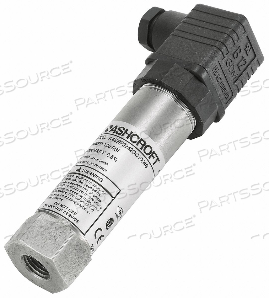 D3836 INTRINSICALLY SAFE TRANSDUCER 0 TO 60PSI by Ashcroft Inc.
