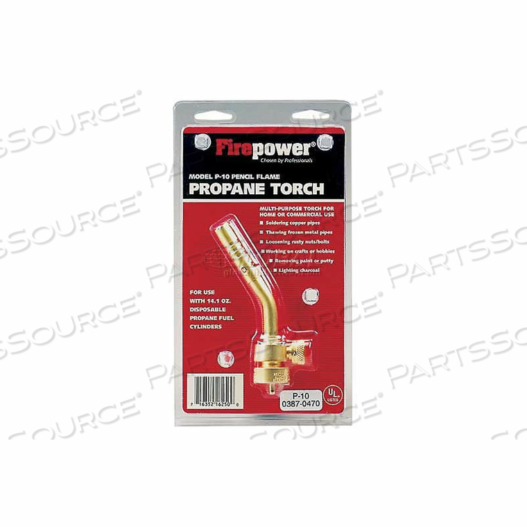 FIREPOWER P-10 PENCIL TIP PROPANE TORCH 