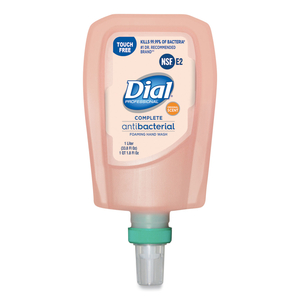 ANTIBACTERIAL FOAMING HAND WASH REFILL FOR FIT TOUCH FREE DISPENSER, ORIGINAL, 1 L by Dial ANTIBACTERIAL FOAMING HAND WASH REFILL FOR FIT TOUCH FREE DISPENSER, ORIGINAL, 1 L by Dial