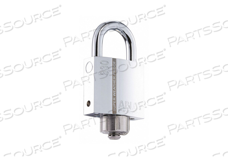 KEYED PADLOCK 1 IN RECTANGLE SILVER by Abloy KEYED PADLOCK 1 IN RECTANGLE SILVER by Abloy
