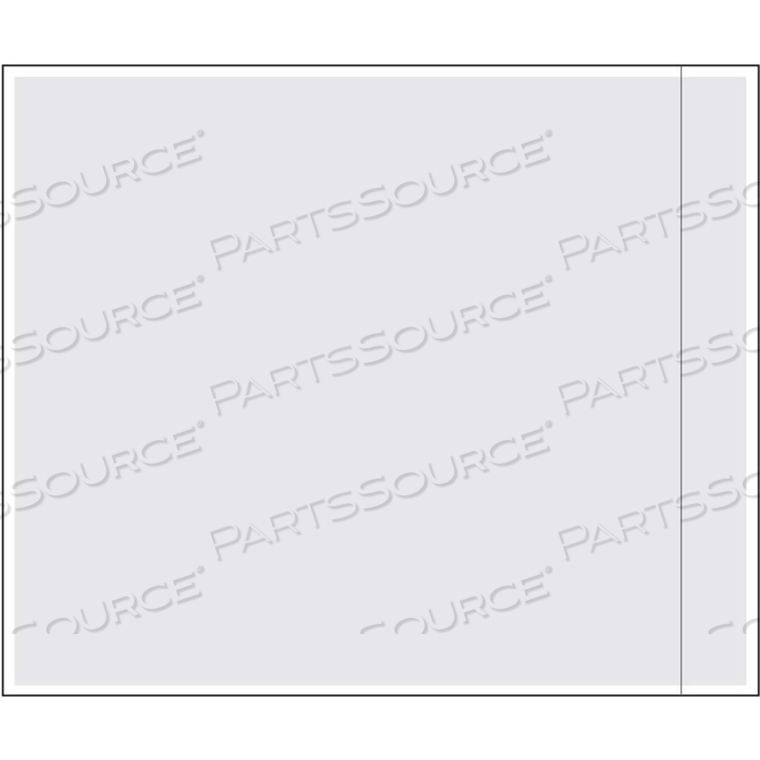 PACKING LIST ENVELOPES - 10" X 12" WHITE BACK/CLEAR FRONT - 500/CASE 