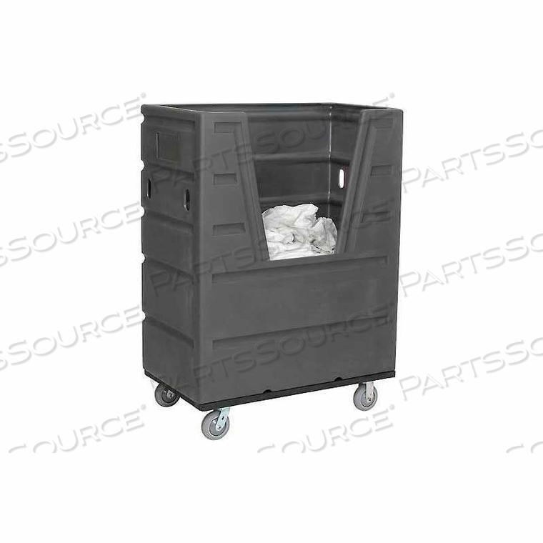 HOPPER FRONT PLASTIC BULK TRUCK, 43 CU. FT., GRAY by Quality Industries LLC HOPPER FRONT PLASTIC BULK TRUCK, 43 CU. FT., GRAY by Quality Industries LLC