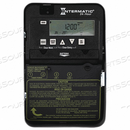 ELECTRONIC TIMER 24 HR SPST by Intermatic ELECTRONIC TIMER 24 HR SPST by Intermatic