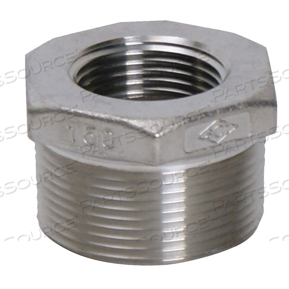 HEX BUSHING, STAINLESS STEEL, NPT X FEMALE NPT, CLASS 150, BUSHING, BUSHING, FEMALE, THREADED, NPT by Approved Vendor HEX BUSHING, STAINLESS STEEL, NPT X FEMALE NPT, CLASS 150, BUSHING, BUSHING, FEMALE, THREADED, NPT by Approved Vendor