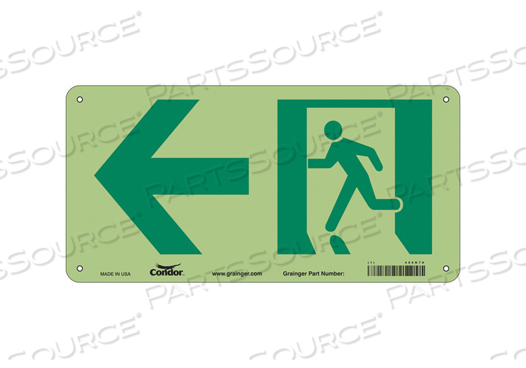 SAFETY SIGN EXIT 7 X15 