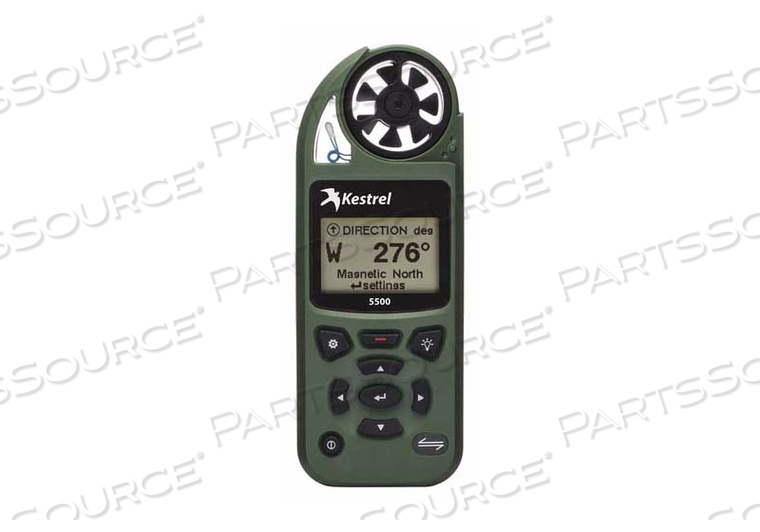 WEATHER METER OLIVE DRAB 0.3 TO 48.87 HG by Kestrel WEATHER METER OLIVE DRAB 0.3 TO 48.87 HG by Kestrel