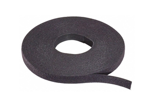 HOOK/LOOP CBLE 75 FT.X0.25IN. BLACK by Rip-Tie