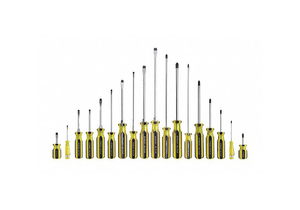 SCREWDRIVER SET 18 PCS. ACETATE HANDLE by Stanley