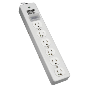 SURGE PROTECTOR STRIP MEDICAL METAL 6 OUTLET 15FT CORD by Tripp Lite