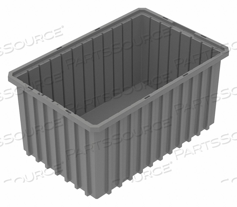 F8532 DIVIDER BOX 16-1/2 X 10-7/8 X 8 IN GRAY by Akro-Mils / Myers Industries, Inc