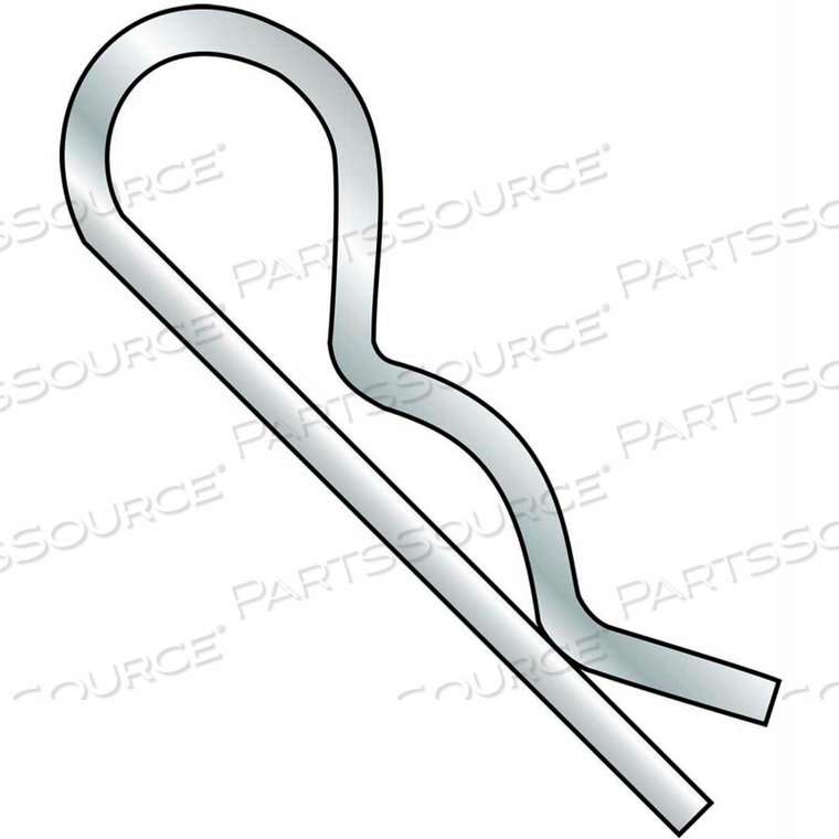 .148X2 15/16 HITCH PIN CLIP ZINC, PKG OF 1000 by Kanebridge Corporation