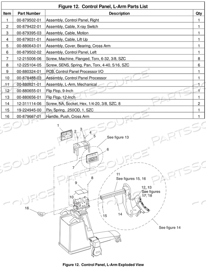 CONTROL PANEL C-ARM LEFT ICON ASSEMBLY by OEC Medical Systems (GE Healthcare)