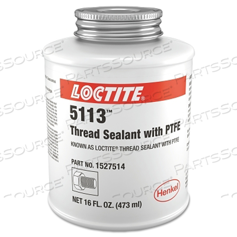 THREAD SEALANT W/ PTFE, 16 OZ CAN, WHITE by Loctite Brand