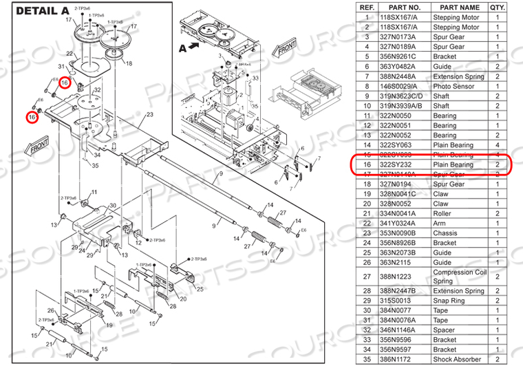 SUPPOT SHAFT 