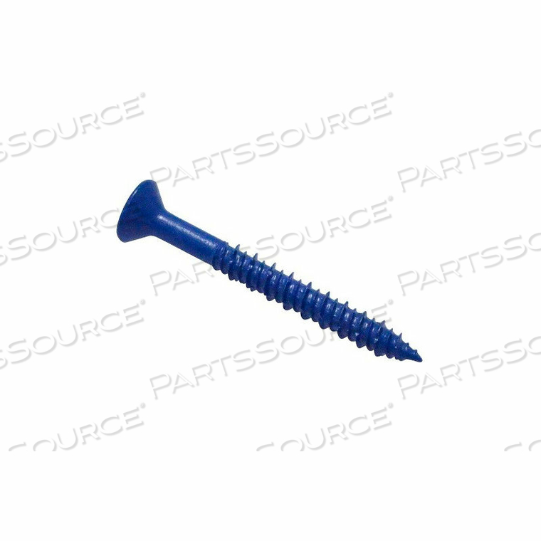 3/16" X 3-1/4" WEJCON CONCRETE SCREW - PHILLIPS FLAT HEAD - STEEL - PKG OF 100 