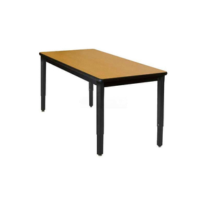 42" X 60" LOBO HEAVY DUTY TABLE W/ ADJUSTABLE LEGS - FUSION MAPLE by WB Manufacturing