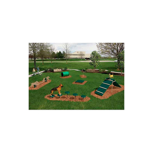 6-PIECE GREEN INTERMEDIATE BARKPARK KIT 2 by UltraSite