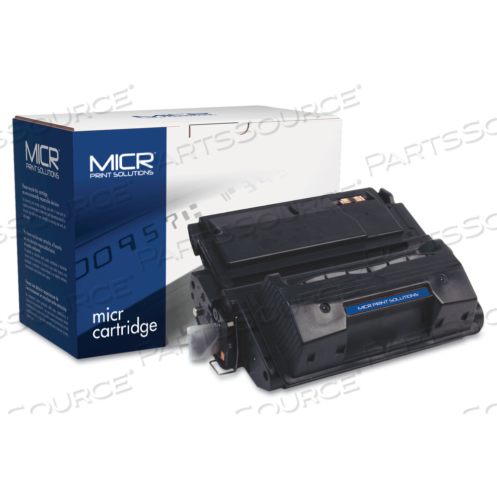 COMPATIBLE Q5942X(M) (42XM) HIGH-YIELD MICR TONER, 20,000 PAGE-YIELD, BLACK by MICR Print Solutions COMPATIBLE Q5942X(M) (42XM) HIGH-YIELD MICR TONER, 20,000 PAGE-YIELD, BLACK by MICR Print Solutions