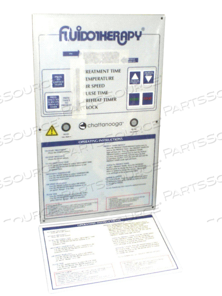 FACEPLATE AND DIGITAL CIRCUIT BOARD FOR FLUIDOTHERAPY by Chattanooga Group (A DJO Company)