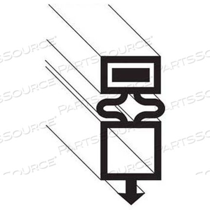 GASKET, DOOR, 24-3/4" X 26-3/4" 