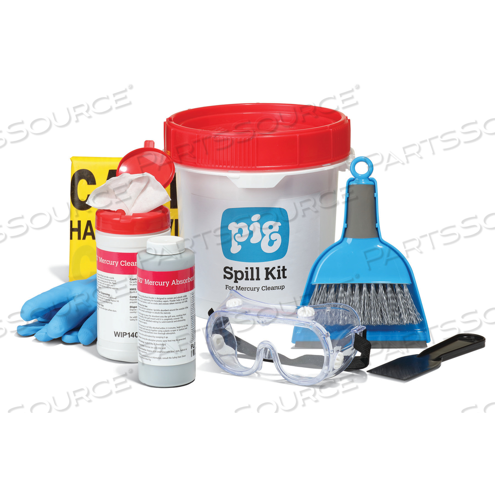 PIG MERCURY SPILL KIT IN BUCKET by New Pig Corporation