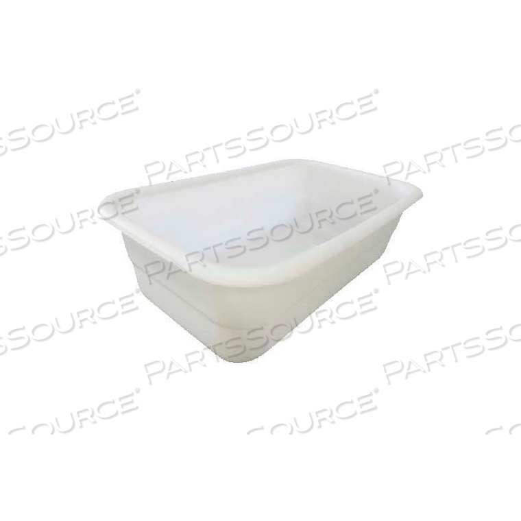 STORAGE TRAYS PLASTIC NESTING TOTE, FDA-USDA, 26-3/4"X16"X8-1/4", NATURAL WHITE by Shirley K's STORAGE TRAYS PLASTIC NESTING TOTE, FDA-USDA, 26-3/4"X16"X8-1/4", NATURAL WHITE by Shirley K's