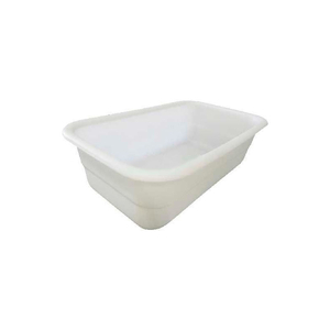 STORAGE TRAYS PLASTIC NESTING TOTE, FDA-USDA, 26-3/4"X16"X8-1/4", NATURAL WHITE by Shirley K's STORAGE TRAYS PLASTIC NESTING TOTE, FDA-USDA, 26-3/4"X16"X8-1/4", NATURAL WHITE by Shirley K's