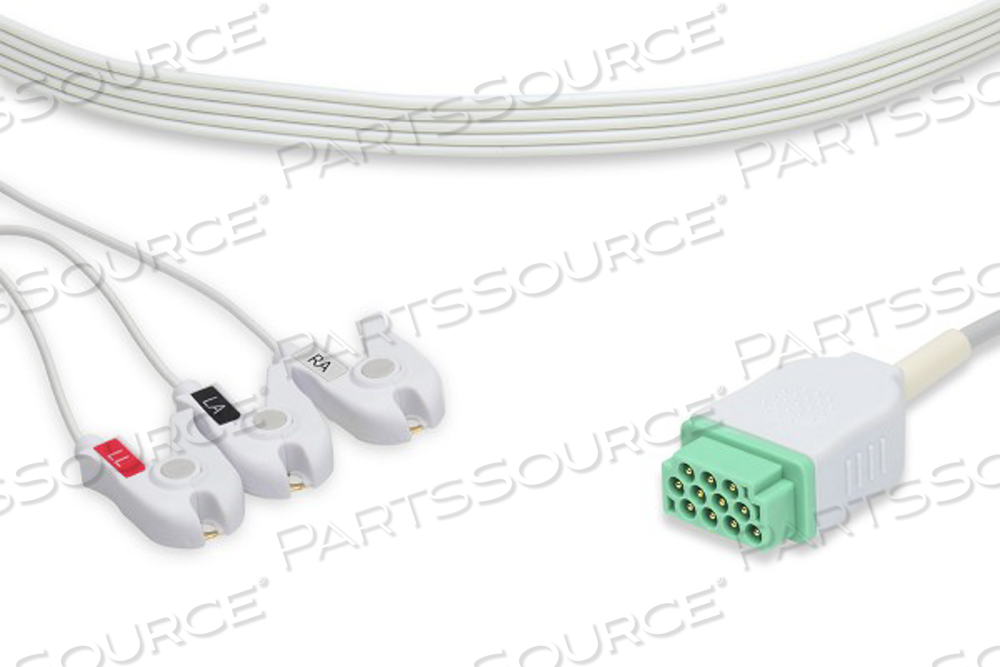 GE HEALTHCARE > MARQUETTE COMPATIBLE DISPOSABLE DIRECT-CONNECT ECG CABLE 