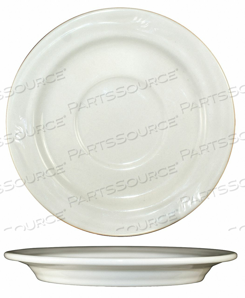 SAUCER 5-3/8 DIA AMERICAN WHITE PK36 by ITI SAUCER 5-3/8 DIA AMERICAN WHITE PK36 by ITI