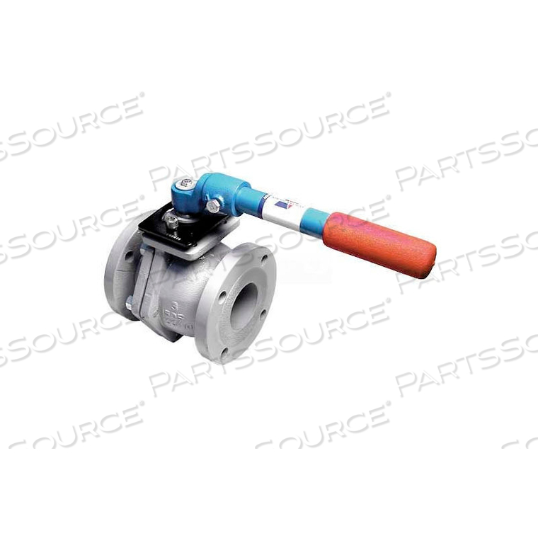 BALL VALVE, FLANGED, 2", DUCTILE IRON 