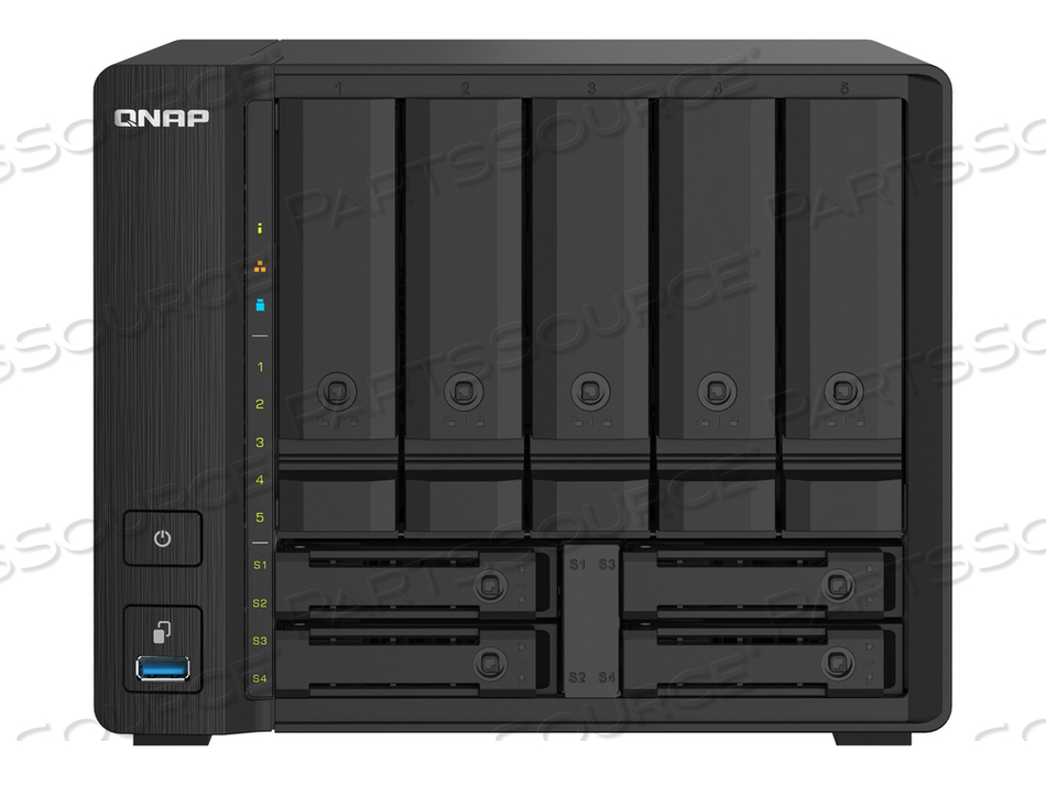 TS-932PX, NAS SERVER, 9 BAYS, SATA 6GB/S, RAID 0, 1, 5, 6, 10, 50, JBOD, 5 HOT SPARE, 6 HOT SPARE, 60, 50 HOT SPARE, 10 HOT SPARE, 1 HOT SPA by QNAP Security TS-932PX, NAS SERVER, 9 BAYS, SATA 6GB/S, RAID 0, 1, 5, 6, 10, 50, JBOD, 5 HOT SPARE, 6 HOT SPARE, 60, 50 HOT SPARE, 10 HOT SPARE, 1 HOT SPA by QNAP Security