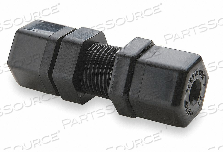 BULKHEAD UNION POLYPROPYLENE COMP 1/4IN by Parker Hannifin Corporation BULKHEAD UNION POLYPROPYLENE COMP 1/4IN by Parker Hannifin Corporation