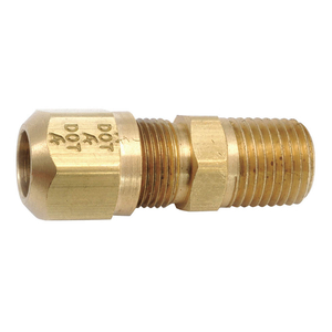 CONNECTOR MALE BRASS 1/16IN PIPE by Anderson Metals