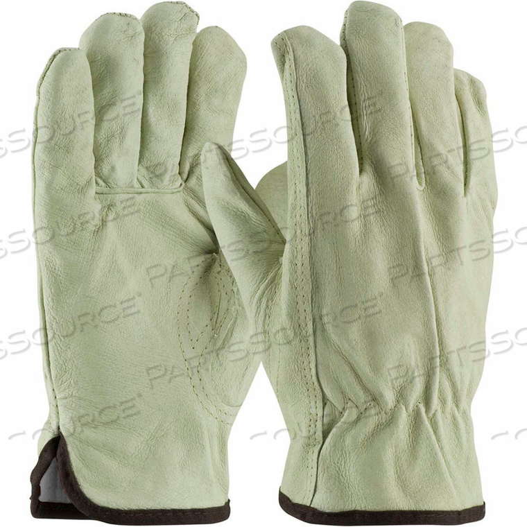 INSULATED TOP GRAIN PIGSKIN DRIVERS GLOVES, 3M THINSULATE LINED, PREMIUM QUALITY, M 