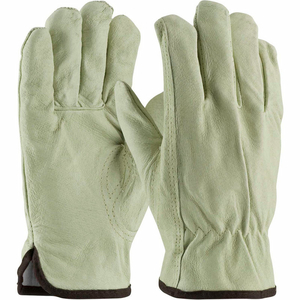 INSULATED TOP GRAIN PIGSKIN DRIVERS GLOVES, 3M THINSULATE LINED, PREMIUM QUALITY, M by Protective Industrial Products