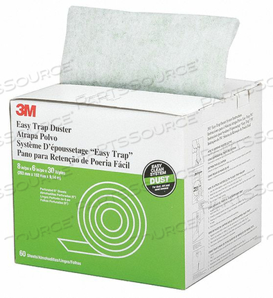 TRAP DUSTER GREEN 8 IN X 30 FT. NONWOVEN by Ability One