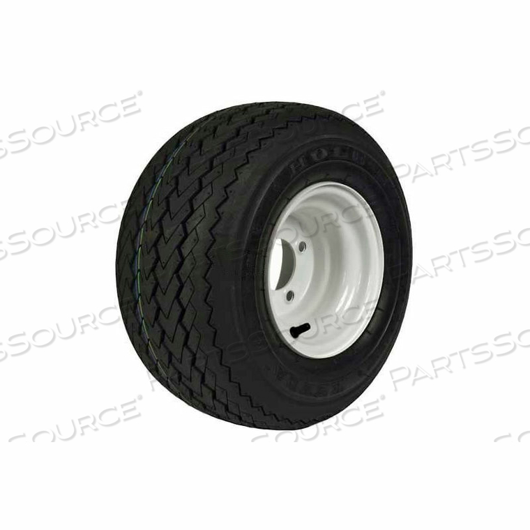 18 X 850-8 GOLF CART TIRE & WHEEL ASSEMBLY - STONE by Martin Wheel Co.