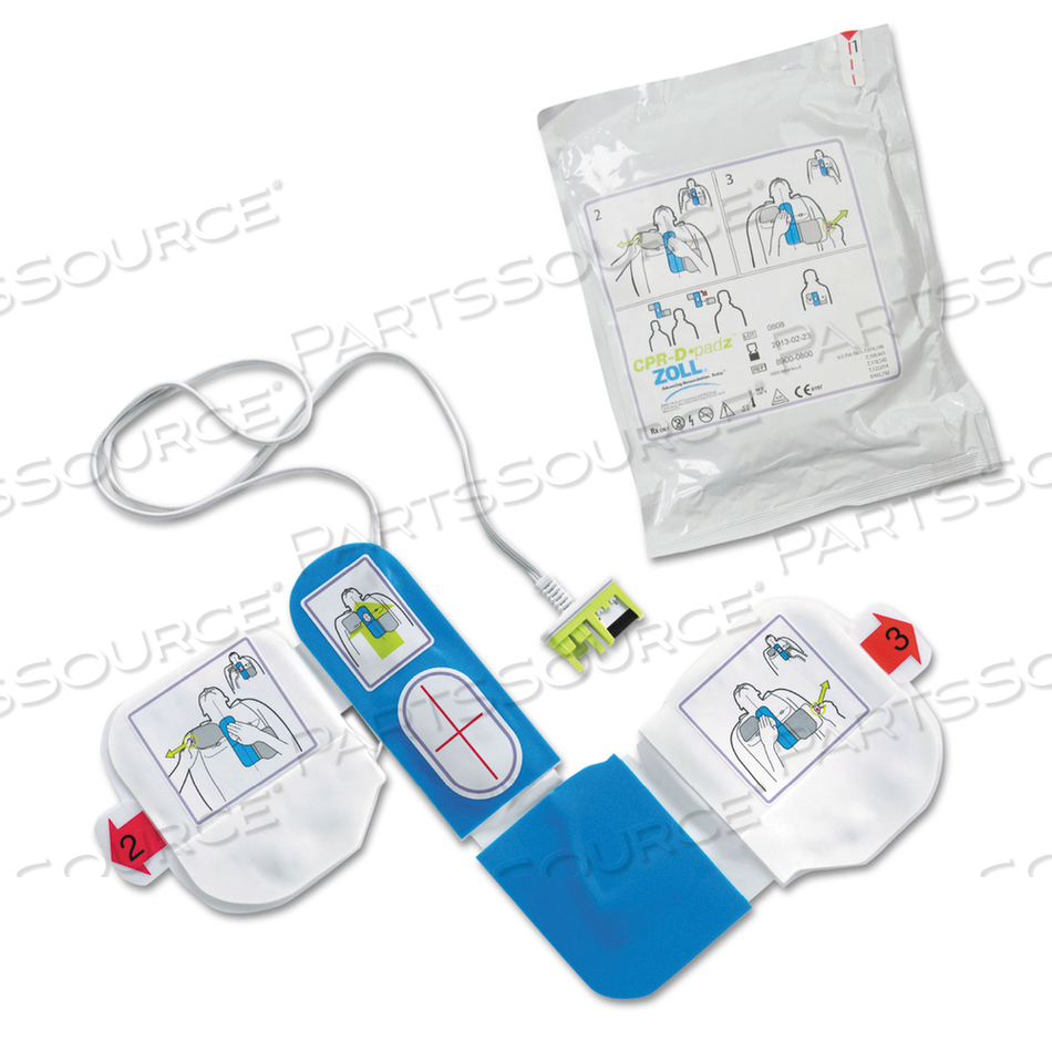 CPR-D-PADZ ONE PIECE ELECTRODE PAD WITH REAL CPR HELP by ZOLL Medical Corporation