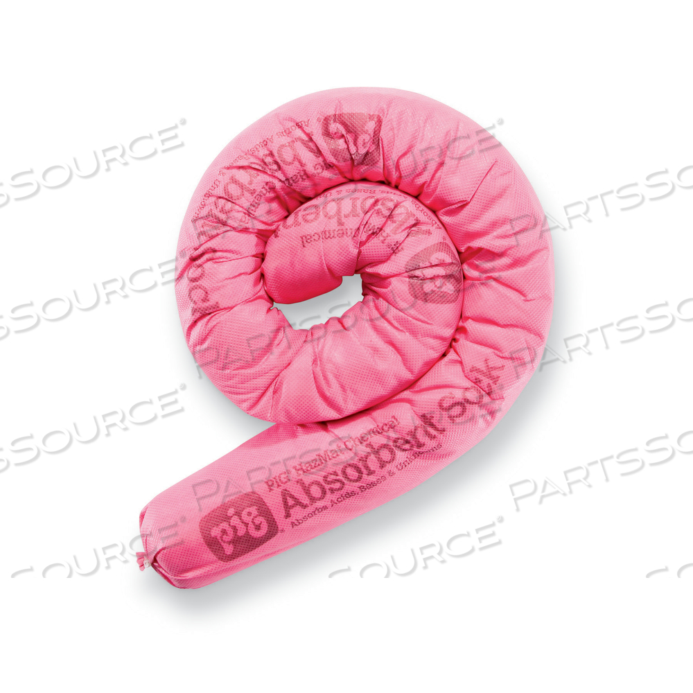 PIG HAZMAT CHEMICAL ABSORBENT SOCK by New Pig Corporation