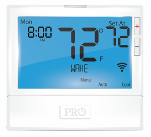 WIRELESS LOW VOLTAGE THERMOSTAT WHITE by PRO1 IAQ