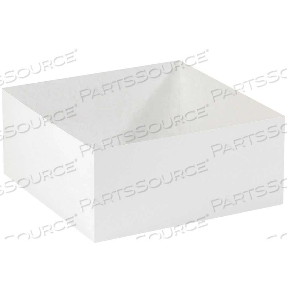 DELUXE GIFT BOX BOTTOMS, 14" X 14" X 6", WHITE, 50/CASE by BOX Partners (Box Acquisitions, LLC)
