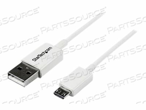 CHARGE OR SYNC YOUR MICRO USB DEVICES, WITH THIS HIGH-QUALITY WHITE USB 2.0 REPL by StarTech.com Ltd. CHARGE OR SYNC YOUR MICRO USB DEVICES, WITH THIS HIGH-QUALITY WHITE USB 2.0 REPL by StarTech.com Ltd.