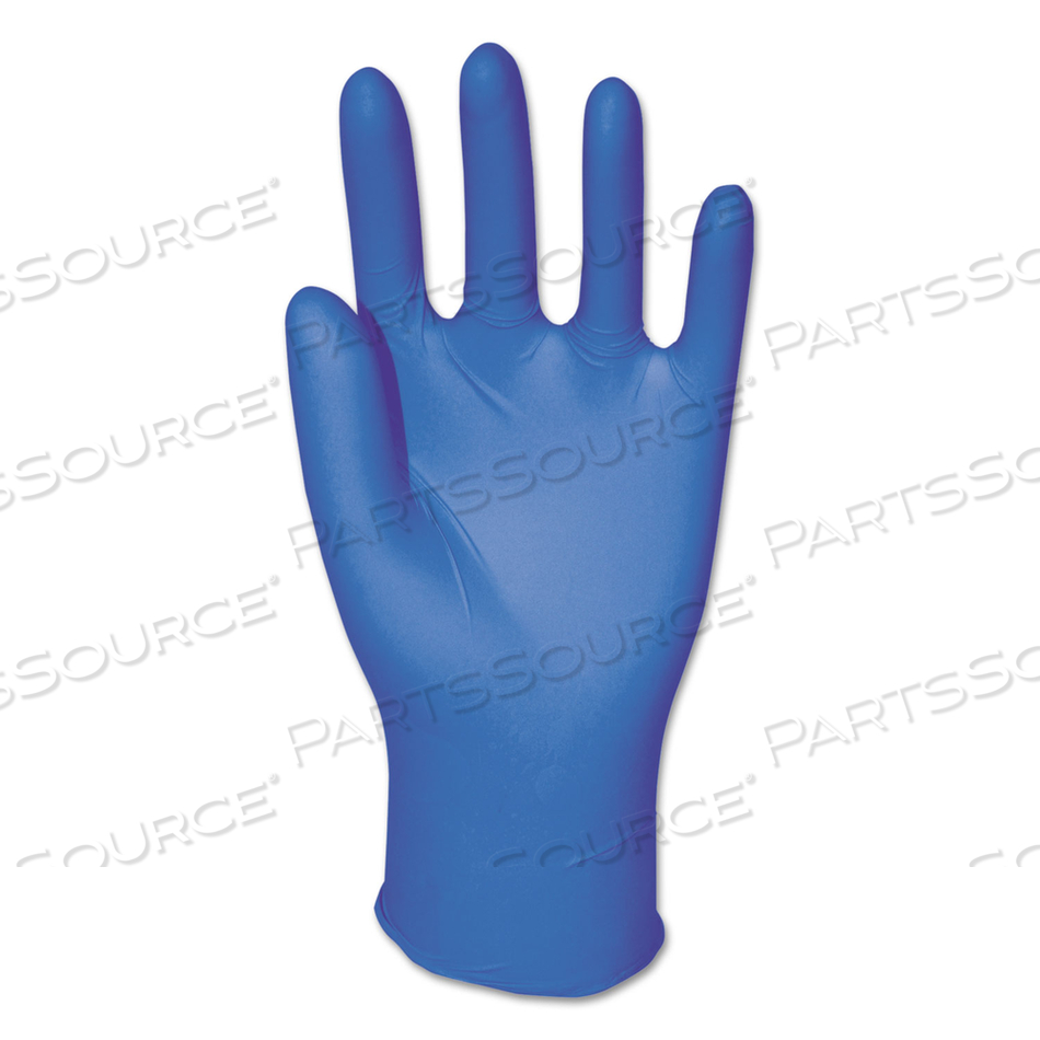DISPOSABLE GENERAL-PURPOSE POWDER-FREE NITRILE GLOVES, LARGE, BLUE, 5 MIL by Boardwalk