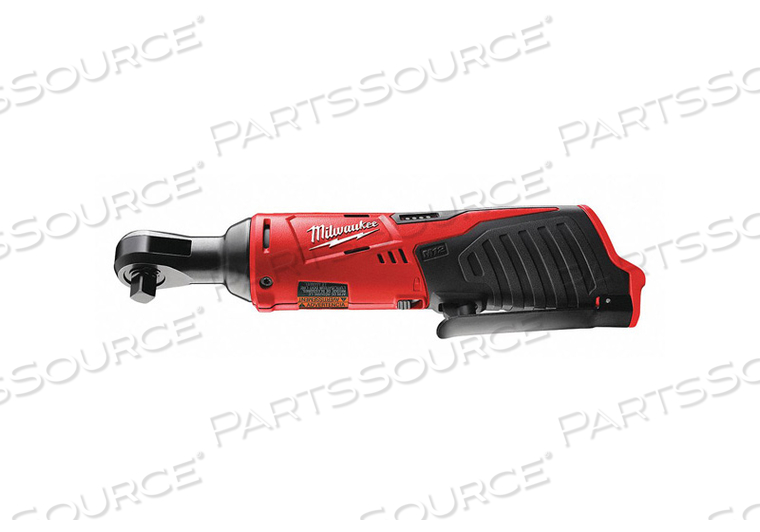 2457-20 MILWAUKEE ELECTRIC TOOL M12 LITHIUM ION, 3/8 DRIVE, CORDLESS RATCHET, BARE TOOL ONLY, by Milwaukee Electric Tools