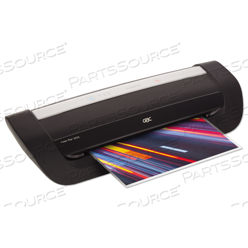 FUSION PLUS 7000L THERMAL POUCH LAMINATOR, SIX ROLLERS, 12" MAX DOCUMENT WIDTH, 10 MIL MAX DOCUMENT THICKNESS FUSION PLUS 7000L THERMAL POUCH LAMINATOR, SIX ROLLERS, 12" MAX DOCUMENT WIDTH, 10 MIL MAX DOCUMENT THICKNESS