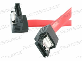 18IN LATCHING SATA TO RIGHT ANGLE SATA SERIAL ATA CABLE - SATA - M/M - 18 INCH - by StarTech.com Ltd.