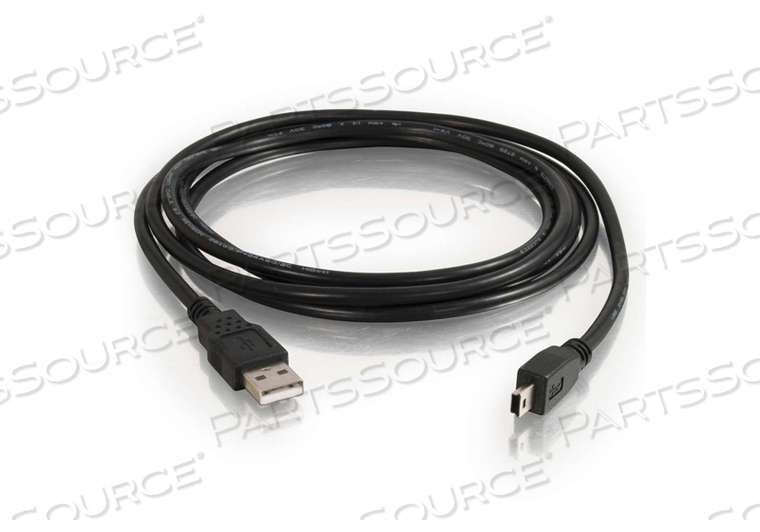 6.6FT USB 2.0 A MALE - MINI-B MALE CABLE - BLACK by Legrand AV (C2G)